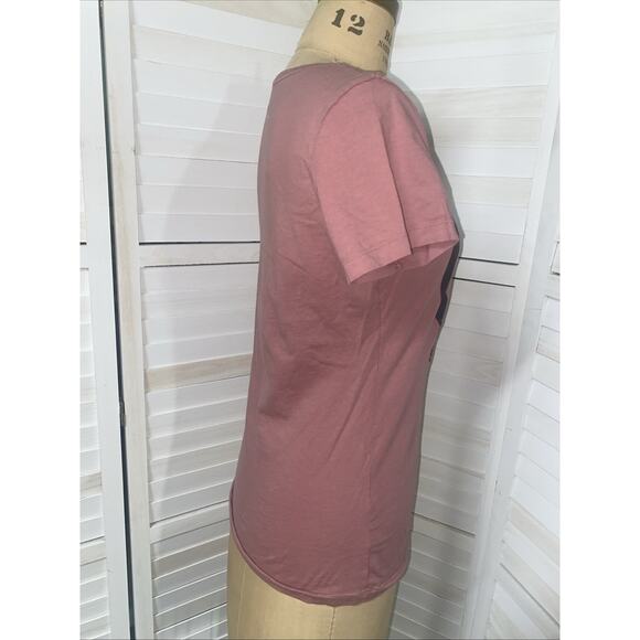 Suavecito Pomade Pink Mauve Fitted Cotton T Shirt Ladies Sz Large - Picture 5 of 8